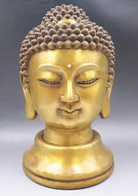 Chinese Hand Carved brass Sakyamuni Buddha Statue large size 2024 - buy cheap