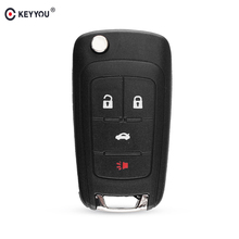 KEYYOU Replacement 4 Buttons Flip Car Remote Key Case Shell For Opel Vauxhall Insignia Astra J Zafira Fob Key Cover Case Blank 2024 - buy cheap