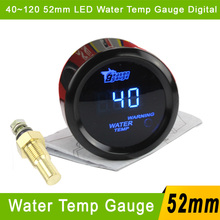 Dragon gauge  Black Water Temp gauge 2" /52mm Digital Water temperature gauge/Car gauge/car meter/auto part 2024 - buy cheap