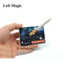 Волшебные трюки с кредитной картой, плавающие сигареты, подвесная кредитная карта, сценический реквизит, волшебство, профессиональная иллюзия 2024 - купить недорого