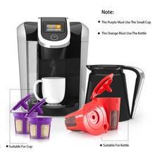 Filtro de café rellenable Morden k-carafe k-cup, juego de cucharas para Keurig 2,0, utensilios para café y té, cápsulas, filtro reutilizable 2024 - compra barato