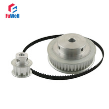 Timing Pulley XL Reduction 10Teeth 50Teeth Gear Kit Set Ratio 1:5/5:1 Shaft Center Distance 100mm 144XL Belt Timing Belt Pulley 2024 - buy cheap