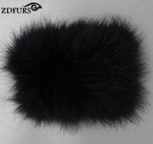 FXFURS 2020 new Real Fur Headbands Genuine Fox Fur Scarf Knitted Warm Ear Protecter Headband 2020 Russia Fur Headwarps 4 Color 2024 - buy cheap