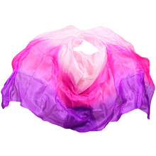 Véu 2016 seda para dança do ventre, véu sexy feminino com preço baixo, 100% de alta qualidade, atacado, roxo + rosa 2024 - compre barato