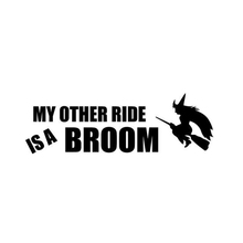 My Other Ride Is A Broom Witch Car Truck Window Decal Sticker Car Accessories Motorcycle Helmet Car Styling Car Sticker 2024 - buy cheap