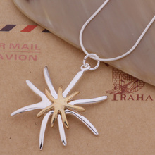 An163 Hot 925 Sterling Silver Necklace 925 Silver Fashion Jewelry Pendant Starfish Shaped /giiaozpa Amwajeda 2024 - buy cheap
