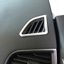 Cubierta de salida de ventilación para Ford Edge 2015 2016 2017, embellecedor de anillo, marco de decoración, accesorios de Interior, estilo de coche 2024 - compra barato