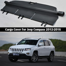 Rear Cargo Cover For Jeep Compass 2012 2013 2014 2015 2016 privacy Trunk Screen Security Shield shade Auto Accessories 2024 - buy cheap