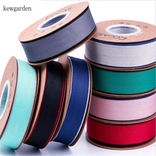 Kewgarden 40 мм 25 мм одноцветные хлопковые атласные ленты вручную изготовленная лента для самостоятельного изготовления лент с бантиком Ленточные аксессуары для упаковки лент 10 ярдов 2024 - купить недорого