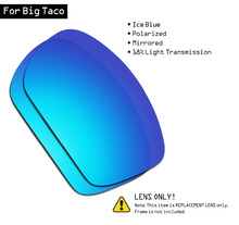 SmartVLT Polarized Sunglasses Replacement Lenses for Oakley Big Taco - Ice Blue 2024 - buy cheap