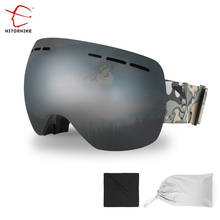 Hitorhike brand ski goggles double layers UV400 anti-fog big Eyewear ski mask glasses skiing men women snow snowboard goggles 2024 - buy cheap