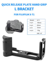 Placa de cabeza de bola profesional en L, placa de liberación rápida, adaptador de montaje QR para Fuji Fujifilm X-T1, accesorios para trípode de cámara 2024 - compra barato