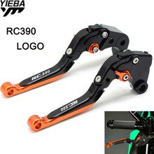 RC390  Motorcycle CNC Brake Handle Adjustable Brake Clutch Levers For   RC390 RC 390 390 RC 2013 2014 2015 2016 2017 2018 2024 - buy cheap