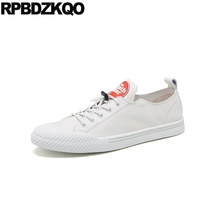 High Quality Skate Men Italy Casual Shoes Lace Up Sneakers Comfort White Fashion Trainers Designer Genuine Leather Luxury China 2024 - buy cheap