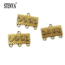 STENYA Vintage Gold Pendants Bails Charms 3-9 Rows Strands Toggle Clasps Necklace Connector Multy Layers Beads Spacer W/Loop Diy 2024 - buy cheap