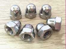 2pcs M14/M16/M18/M20 Cover Nuts Hex Head Metric Stainless Steel Dome Cap 2024 - buy cheap