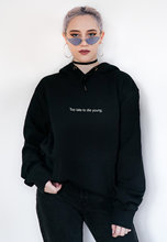 New arrival Too Late To Die Young Hoodie pullover outfit Hipster slogan cotton casual tumblr aesthetic slogan street style tops 2024 - buy cheap