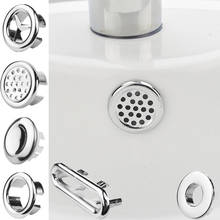1Pcs Sink Hole Round Overflow Cover Ceramic Pots Basin Sink Overflow Covers Kitchen Hotels Bathroom Accessories U3 2024 - купить недорого