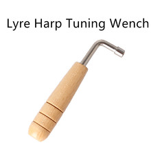 Lyre Harp Тюнинг тюнер гаечного ключа Layya Регулировка рычага Lyre деревянная ручка инструмент для регулировки Внутренний 4 угловой ключ 2024 - купить недорого