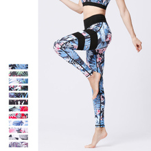 Calça legging feminina elástica de ginástica 3d, para esportes, academia, yoga, corrida, treino 2024 - compre barato