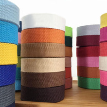 New 25mm(1') 12 meter Canvas Ribbon Belt bag webbing/label ribbon/Bias binding tape Diy craft projects 40colors free shipping 2024 - buy cheap