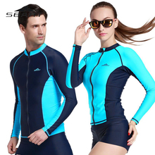 SBART Rash Guards Couple Suit Scuba Diving Quick-Dry Long Sleeves T-Shirts  Swimsuit Snorkeling Swimming Surfing Diving Top 2024 - buy cheap