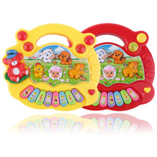 Hot! 3pcs Baby Kids Musical Educational Piano Animal Farm Developmental Music Piano Toy for Child Birthday gift New Sale 2024 - buy cheap