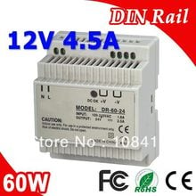 DR-60-12 LED Din Rail mount Power Supply Transformer DC 12V 4.5A Output SMPS 2024 - buy cheap