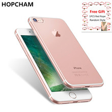 HOPCHAM Silicone Case For Iphone XS 7 8 Plus 6 6S X Shockproof Soft Cute TPU Dustproof Funny Transparent Back Cover For Iphone 7 2024 - buy cheap