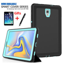 Case For Samsung Galaxy Tab A 2018 T590 T595 T597 10.5'' Heavy Duty Rugged Shock Stand Folio Auto Sleep and Wake Smart Cover+pen 2024 - buy cheap