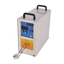 Máquina de Calentador de inducción de alta frecuencia de 15KW y 30-100KHZ, equipo de enfriamiento, pequeño horno de fusión de 220v/110v, 1-99s, 0.2Mpa, 2L/min 2024 - compra barato