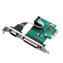 RS232 RS-232 Serial Port COM & DB25 Printer Parallel Port LPT to PCI-E PCI Express Card Adapter Converter WCH382L Chip 2024 - buy cheap