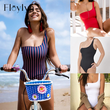 Floylgrande-biquíni sexy, alça de ombro, push up, listrado, cor sólida, moda praia, verão 2024 - compre barato