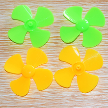 10/100pcs OD 60mm/1.5mm hole propeller/plastic blades/fan leaf/rc car ship baby Toy Accessories/Technology model parts 2024 - buy cheap