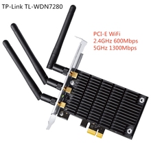 Adaptador de antena wi-fi sem fio ac1900mbps, placa de rede ethernet gigabit pci-e 2.4ghz 5ghz ieee 802.11ac para pc 2024 - compre barato