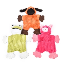 Dog Toys Pet Puppy Chew Squeaker Squeaky Plush Sound Teeth Cleaning Molar Toys Dog Frog & Pig Toys 3 Designs Free Shipping 2024 - buy cheap