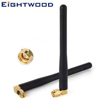 Eightwood 2PCS Car Radio Antenna Aerial 433Mhz 2dbi SMA Plug Male Right Angle for Alarms,ISM,Remote Control,Security Systems 2024 - buy cheap