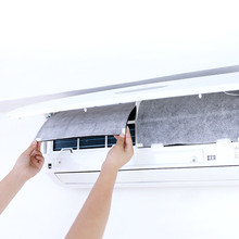 Papel de filtro purificador de aire para aire acondicionado, cubierta de protección a prueba de polvo, autoadherente, 2 uds. 2024 - compra barato