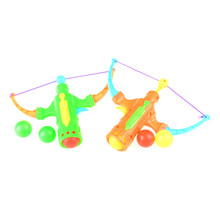 Outdoor Sports Arrow Table Tennis Gun Bow Archery Plastic Ball Flying Disk Shooting Toy Children Gift Slingshot Hunting Boy Toy 2024 - buy cheap