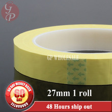 27mm width high temperature Mylar tape Polyester insulating tape single sided adhesive  for Coil Wrap Fasten  yellow 2024 - buy cheap