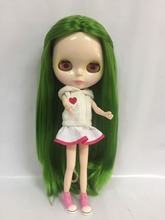Nude Blyth Doll green hair fashion doll factory doll Suitable For DIY 2017063025 2024 - buy cheap