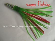 Saia roxa verde & 19,5cm7 polegadas cor dupla roxa isca de trilha, saia fortuna/marlin/lp s isca de pesca macia 2024 - compre barato