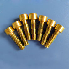 M8 Brass Allen Screw Hex Socket Cap Head Screws SHCS Bolt Inner Hexagon Bolts 10/16/20/25/30/35/40/50/55/65/70/90/120mm Length 2024 - buy cheap