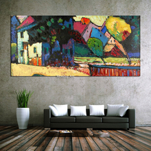 Atacado de alta qualidade abstrata árvores pintura a óleo sobre tela artesanal belas cores abstrata paisagem árvores pinturas a óleo 2024 - compre barato