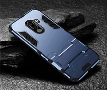 3D Combo Armor Case for Xiaomi Pocophone F1 for Xiaomi Poco F1 6.18" Shockproof Phone Back cover Case Fundas Coque Etui> 2024 - buy cheap