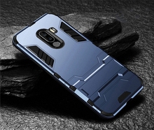 Funda armadura 3D Combo para Xiaomi pocofone F1 para Xiaomi Poco F1 6,18 "a prueba de golpes funda trasera del teléfono Fundas Coque Etui> 2024 - compra barato