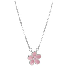 Daisies Cherry Blossoms 925 Sterling Necklaces & Pendants Sakura Flower Choker Necklace Statement Jewelry Collar Colar 2024 - buy cheap