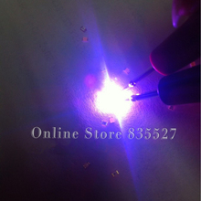 100 unids/lote SMD 0603 SMD diodo emisor de luz LED púrpura brillante UVB (LED) 1608 violeta 2024 - compra barato