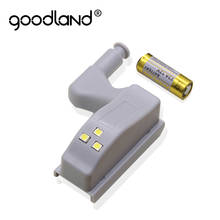 Goodland luz LED para debajo de gabinete-Sensor de luz Led Universal para Armario, lámpara de noche con batería para Armario alacena de cocina 2024 - compra barato