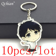 10pcs/lot Acrylic Material YURI!!! on ICE Anime Cosplay Pendant Keychain Beautiful Gift Key Ring Registration Free Shipping 2024 - buy cheap